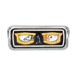 High Power Blackout LED Headlight With Turn Signal And Position Light-Driver - United Pacific 35717