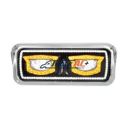 High Power Blackout LED Headlight With Turn Signal And Position Light-Passenger - United Pacific 35718