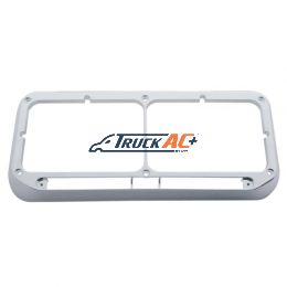 Rectangular Dual Headlight Bezel - LED Cutout - United Pacific 32380B