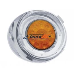 10 LED Freightliner Daytime Running Light Conversion Kit With Visor (Driver) - Amber LED/Amber Lens - United Pacific 37402