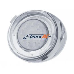 10 LED Freightliner Daytime Running Light Conversion Kit With Visor (Passenger) - Amber LED/Clear Lens - United Pacific 37412