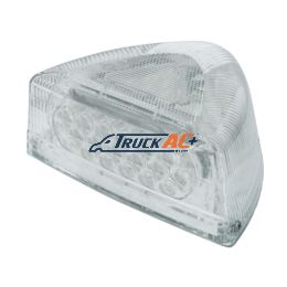 37 LED Turn Signal Light With Clear Base For 1987-2007 Peterbilt 379/378/357 - Amber LED/Clear Lens - United Pacific 38549