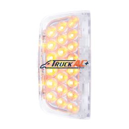 P54-1028, P541028, 31 LED Turn Signal Light For 1987-2007 Peterbilt 379/378/357 - Amber LED/Clear Lens - United Pacific 38553