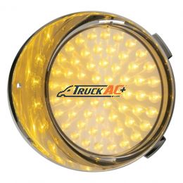 61 LED Freightliner Daytime Running Light (Driver) - Amber LED/Clear Lens - United Pacific 39640