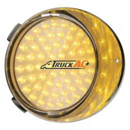 61 LED Freightliner Daytime Running Light (Passenger) - Amber LED/Clear Lens - United Pacific 39641