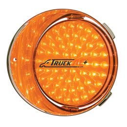 61 LED Freightliner Daytime Running Light (Driver) - Amber LED/Amber Lens - United Pacific 39902