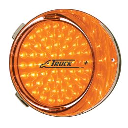 61 LED Freightliner Daytime Running Light (Passenger) - Amber LED/Amber Lens - United Pacific 39903