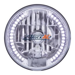 7" Crystal Headlight With 34 White LED Position Light - United Pacific 31379
