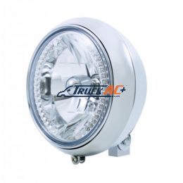 7" Motorcycle Headlight With 34 Amber LED Bulb - United Pacific 32166