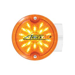 21 LED 3-1/4" Signal Light For Harley Motorcycle With Housing - Amber LED/Amber Lens - United Pacific 31210