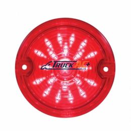 21 LED 3-1/4" Signal Light For Harley Motorcycle With 1156 Plug - Red LED/Red Lens - United Pacific 37201