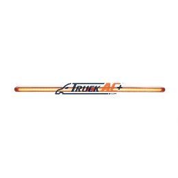 Dual 24 LED Dual Function 12" GloLight Bar With Bezel - Red LED/Clear Lens - United Pacific 32717