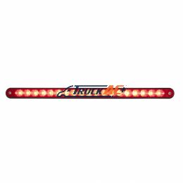 19 LED 12" Reflector Light Bar With Black Housing - Red LED/Red Lens - United Pacific 36489