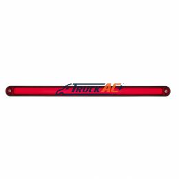 24 LED 12" GloLight Bar With Black Housing - Red LED/Red Lens - United Pacific 36493
