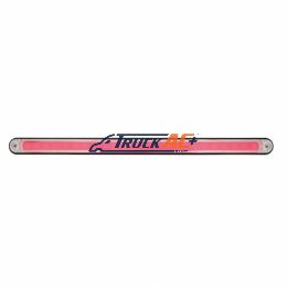 24 LED 12" GloLight Bar With Black Housing - Red LED/Clear Lens - United Pacific 36495
