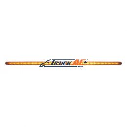 Dual 14 LED 12" Light Bars With Bezel - Amber LED/Amber Lens - United Pacific 36787