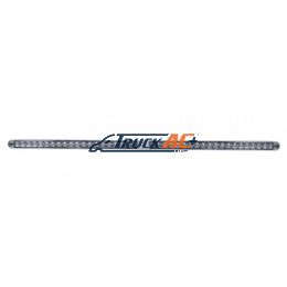Dual 14 LED 12" Reflector Light Bars With Bezel - Amber LED/Clear Lens - United Pacific 36798