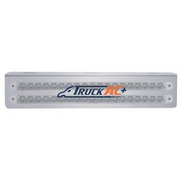 12-3/4" Stainless Light Bracket With 2X 19 LED 12" Light Bars - Amber LED/Clear Lens - United Pacific 37930