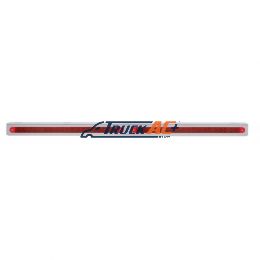 25-5/16" Stainless Light Bracket With 2X 19 LED 12" Light Bars - Red LED/Red Lens - United Pacific 37933