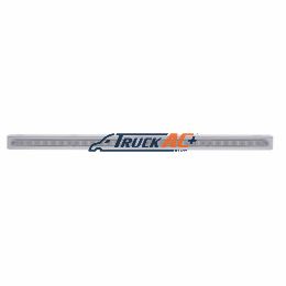 25-5/16" Stainless Light Bracket With 2X 14 LED 12" Light Bars - Red LED/Clear Lens - United Pacific 20784