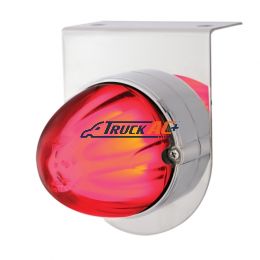 Stainless Light Bracket With 9 LED Dual Function Watermelon GloLight - Red LED/Red Lens - United Pacific 34417
