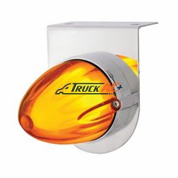 SS Bracket With 9 LED Dual Function Watermelon GloLight -Amber LED/Amber Lens - United Pacific 34448