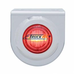 Stainless Light Bracket With 3 LED 3/4" Mini Light - Red LED/Red Lens - United Pacific 37791