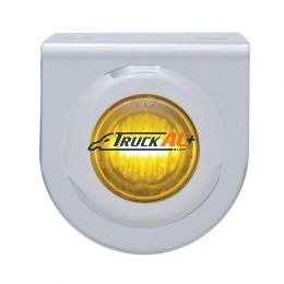Stainless Light Bracket With 3 LED 3/4" Mini Light - Amber LED/Amber Lens - United Pacific 37825