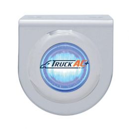 Stainless Light Bracket With 3 LED 3/4" Mini Light - Blue LED/Clear Lens - United Pacific 37829