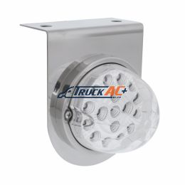 Stainless Light Bracket With 17 LED Dual Function Clear Reflector Light - Clear Lens - United Pacific 39621
