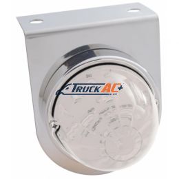 Stainless Light Bracket With 17 LED Dual Function Watermelon Lights - Amber LED/Clear Lens - United Pacific 39788