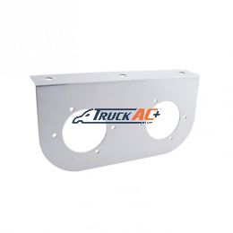 Stainless Steel Light Bracket For Two 3" Lights - United Pacific 20751