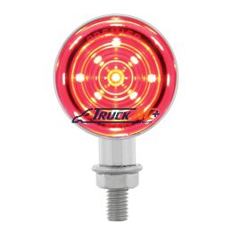 9 LED Dual Function Mini Bullet Light - Red LED/Red Lens - United Pacific 36860