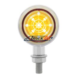 9 LED Mini Bullet Light - Amber LED/Clear Lens - United Pacific 36998