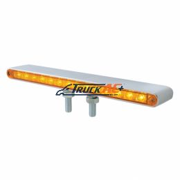 28 LED 12" Double Face Light Bar - Amber LED/Amber Lens - United Pacific 37470