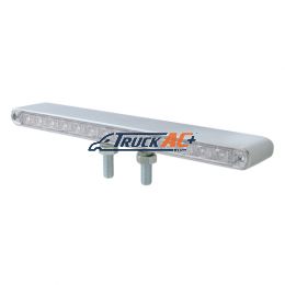 28 LED 12" Double Face Light Bar - Amber & Red LED/Clear Lens - United Pacific 39205