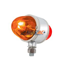 UltraBurst Chrome Double Face Glass Watermelon Light-Amber & Red LED/Amber & Red Lens - United Pacific 35080