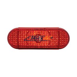 Oval Crystal Light (Stop, Turn & Tail) - Red Lens - United Pacific 33539B