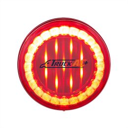 33 LED 4" Round Lumos Light X-Series (Stop, Turn & Tail) - Red LED/Red Lens - United Pacific 36090
