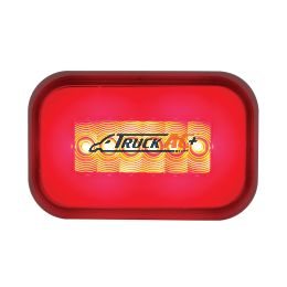 14 LED Rectangular GloLight (Stop, Turn & Tail) - Red LED/Red Lens - United Pacific 36962B