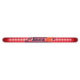 23 SMD LED 17-1/4" Reflector Light Bar Only (Stop, Turn & Tail) - Red LED/Red Lens - United Pacific 37090