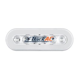 22 LED 6" Oval GloLight (Stop, Turn & Tail) - Red LED/Clear Lens - United Pacific 37130