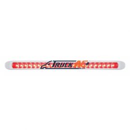 23 LED 17-1/4" Reflector Light Bar With Bezel (Stop, Turn & Tail) - Red LED/Red Lens - United Pacific 37511