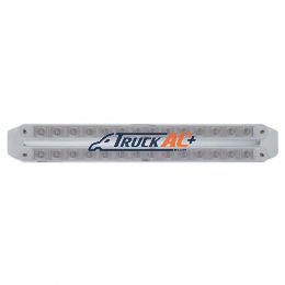 Dual 14 LED 12" Light Bars (Stop, Turn & Tail) - Red LED/Clear Lens - United Pacific 37668