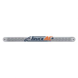 19 LED 12" Reflector Light Bar With Bezel (Stop, Turn & Tail) - Red LED/Clear Lens - United Pacific 37943