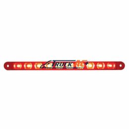 10 LED 9" Light Bar (Stop, Turn & Tail) - Red LED/Red Lens - United Pacific 38943B