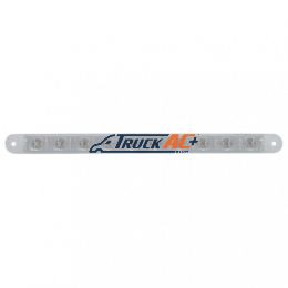10 LED 9" Light Bar (Stop, Turn & Tail) - Red LED/Clear Lens - United Pacific 38945