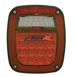 LED Reflector Universal Combination Tail Light With License Light - United Pacific 39354B