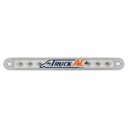10 LED 6-1/2" Light Bar Only (Stop, Turn & Tail) - Red LED/Clear Lens - United Pacific 39687B