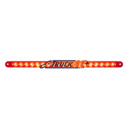 19 LED 12" Reflector Light Bar (Stop, Turn & Tail) - Red LED/Red Lens - United Pacific 39774B